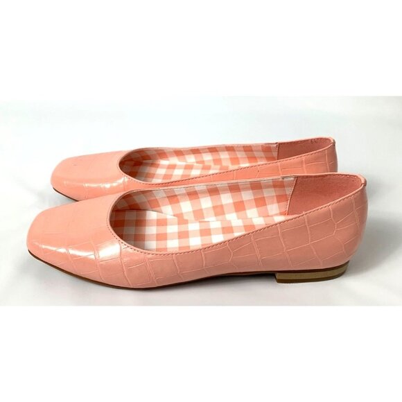 NWOB Coucou Suzette X Bocage Pink Embossed Ballet Flats Size 38 - Picture 3 of 10